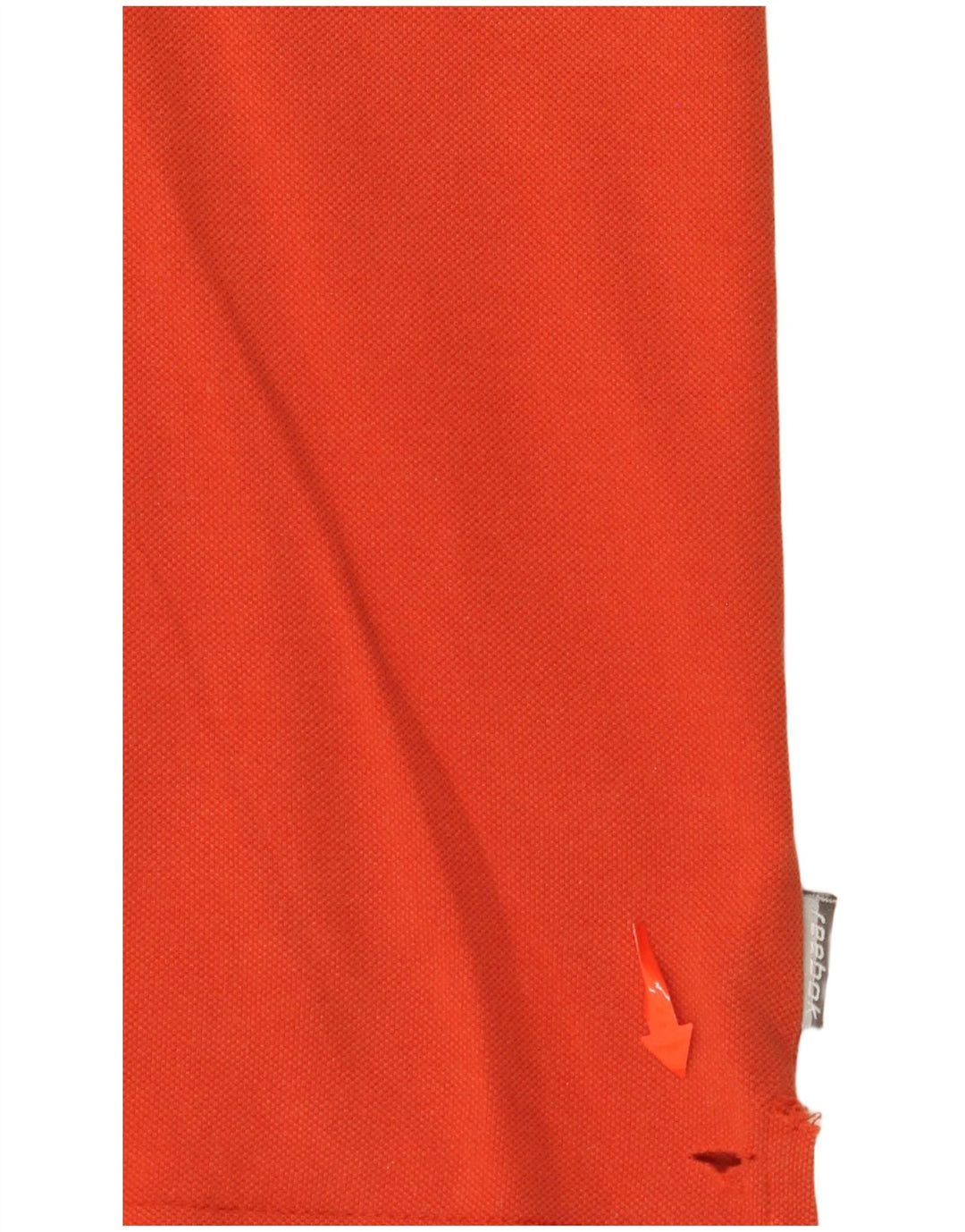 REEBOK Polo Homme XL Orange Coton