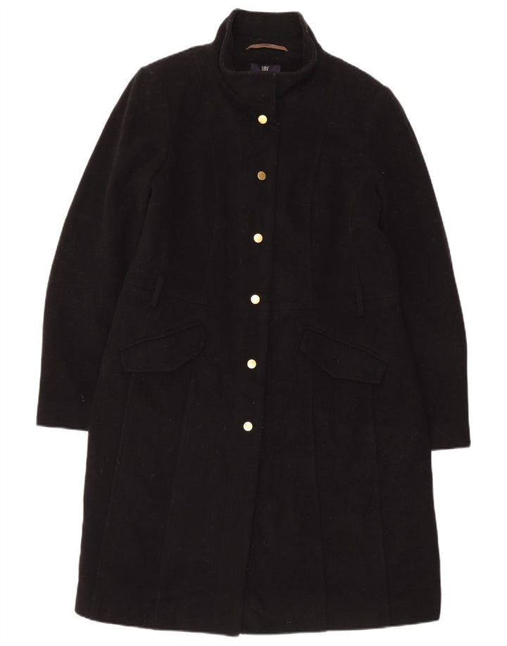Marks & Spencer Manteau pour femme UK 14 Grande laine noire
