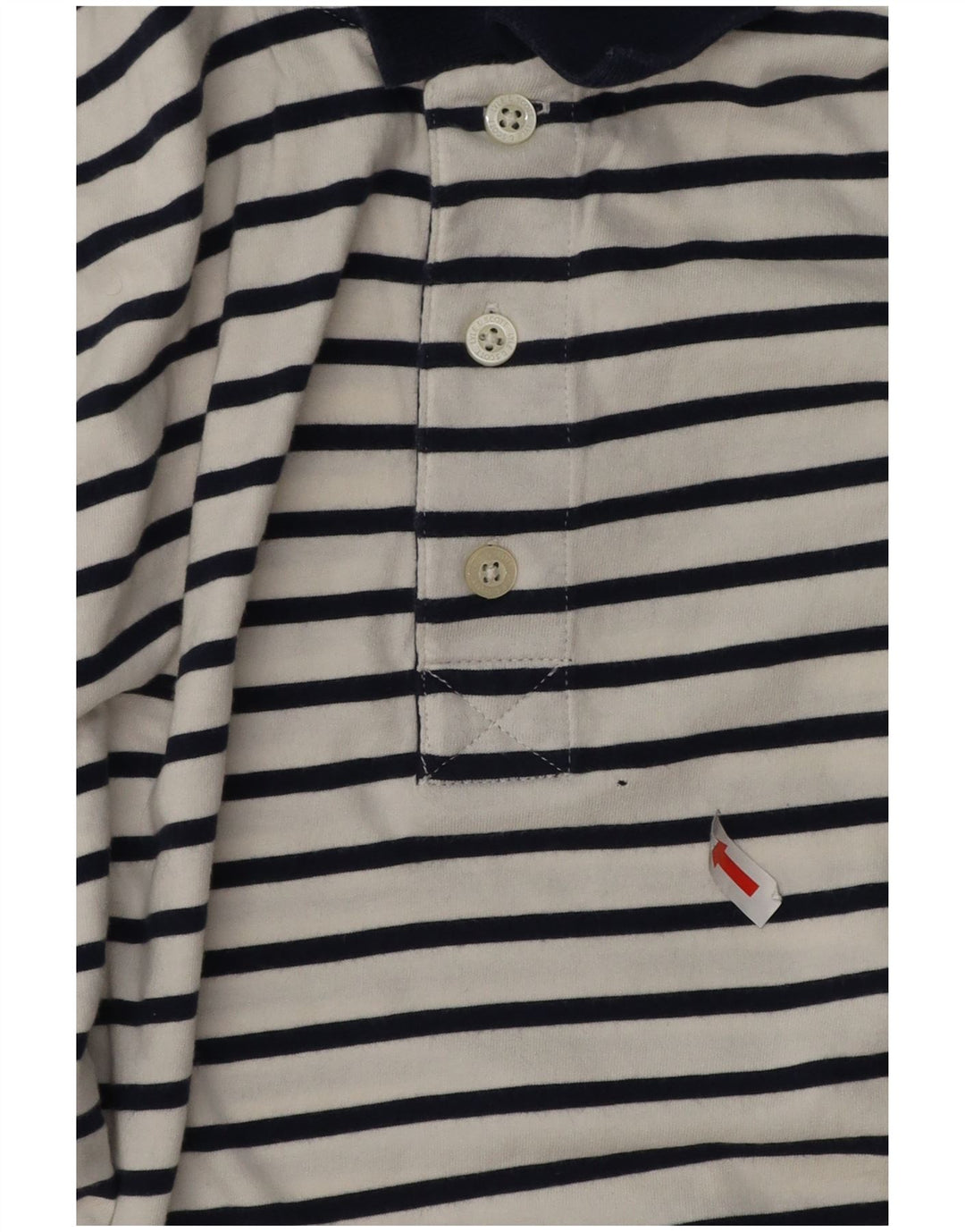 Lyle & Scott Polo Homme Large Blanc Rayé Coton