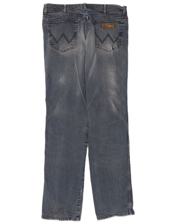 Wrangler Jean Droit Texas Homme W36 L36 Bleu Coton