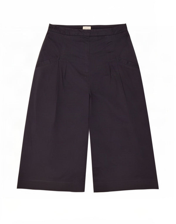 Hobbs Short décontracté à jambe large pour femme UK 6 XS W24 Bleu marine en coton