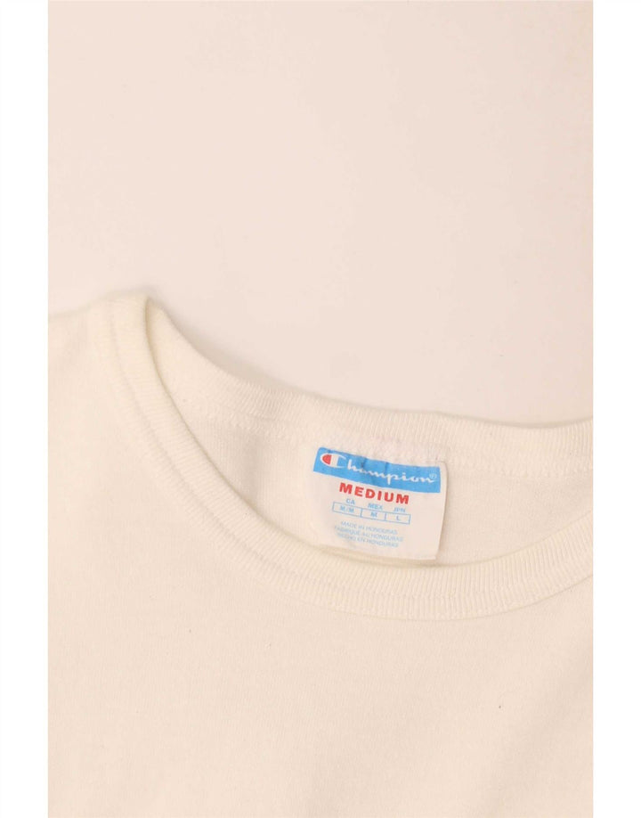 Champion T-Shirt Graphique Homme Blanc Moyen