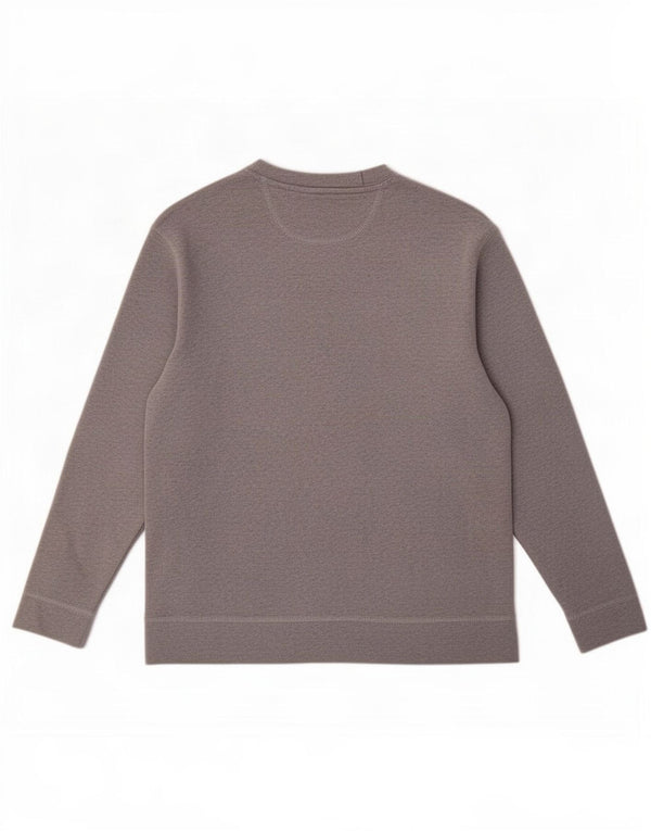 Marks & Spencer Sweat-shirt Blue Harbour pour femme UK 18 XL Coton gris