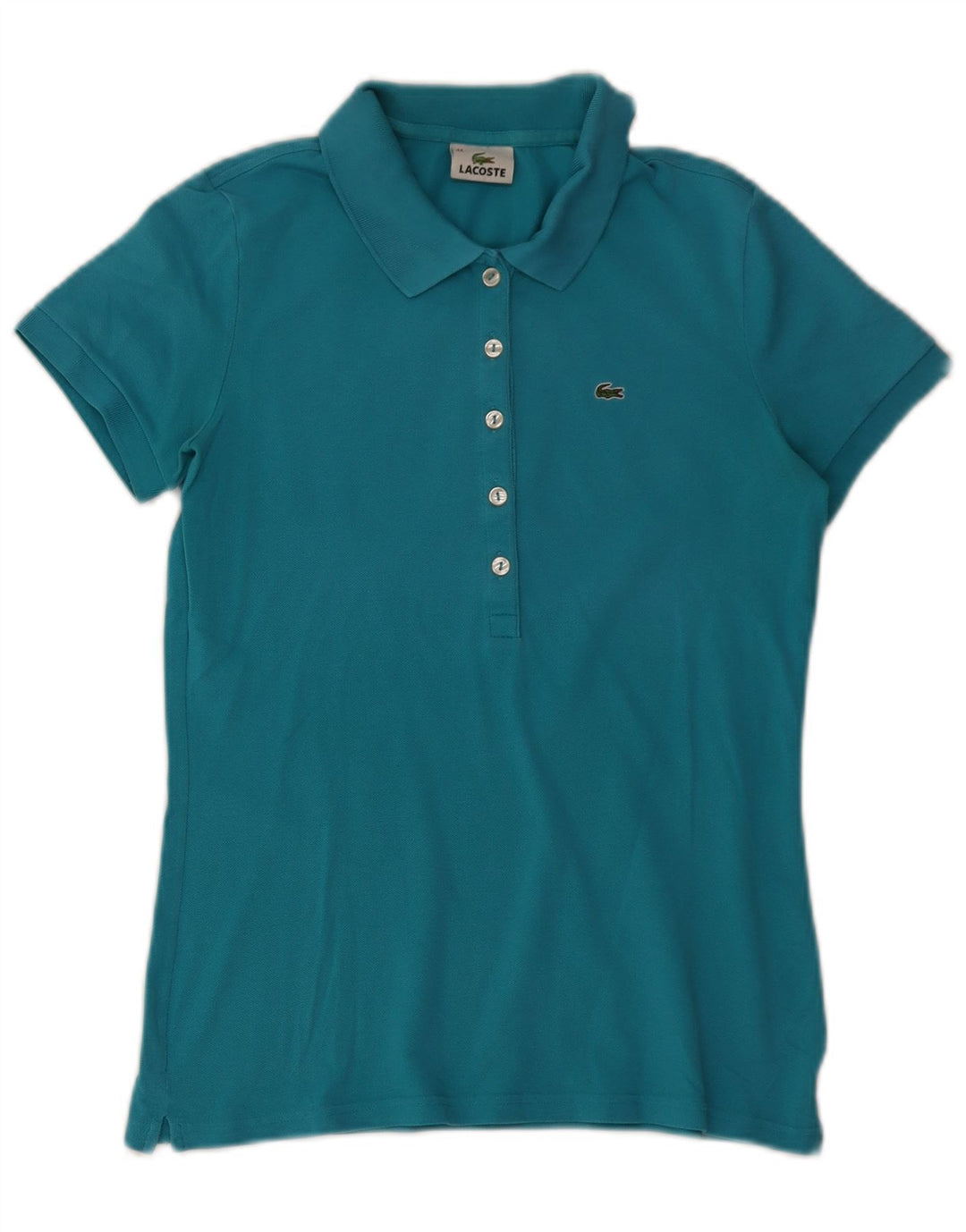 Lacoste Polo Femme Taille 44 Grand Bleu Coton