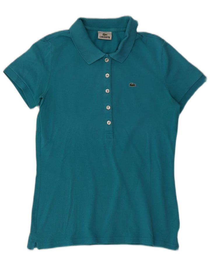Lacoste Polo Femme Taille 44 Grand Bleu Coton