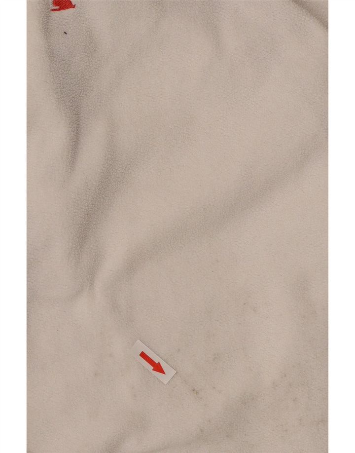 Musto Pull polaire à col zippé pour femme UK 14 Large Blanc Polyester