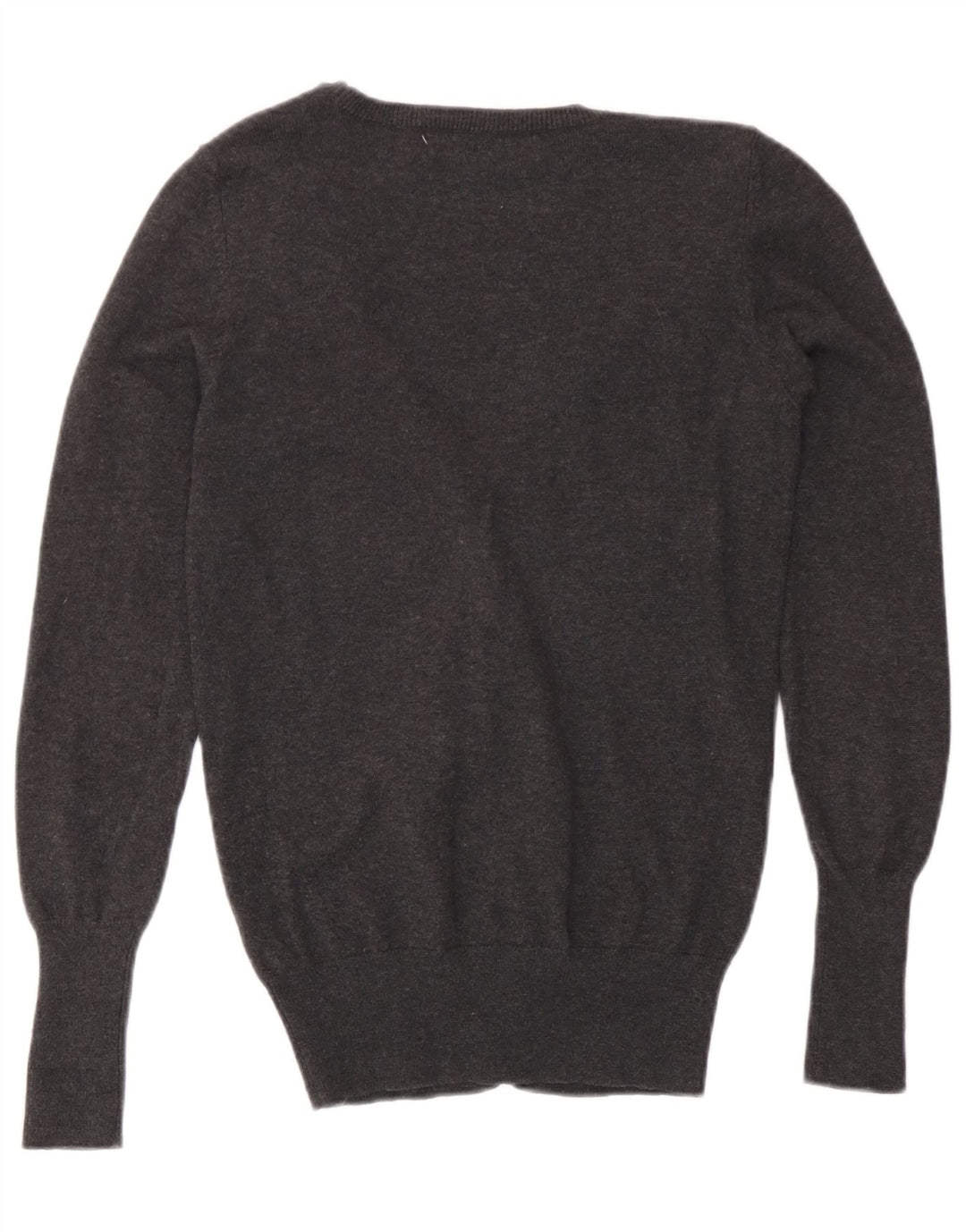 Zara Cardigan Femme Pull UK 10 Petit Gris