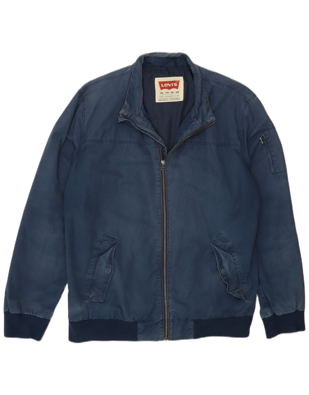 Levi's Veste Bomber Homme UK 44 2XL Bleu Marine Coton