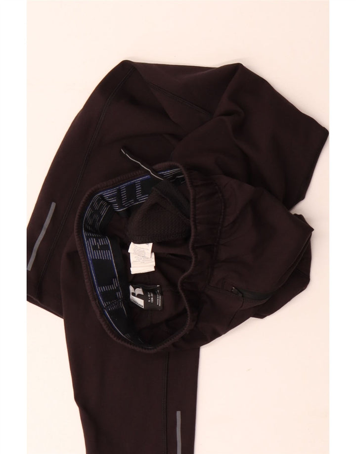 Russell Athletic Pantalon de survêtement pour homme Petite rayonne noire