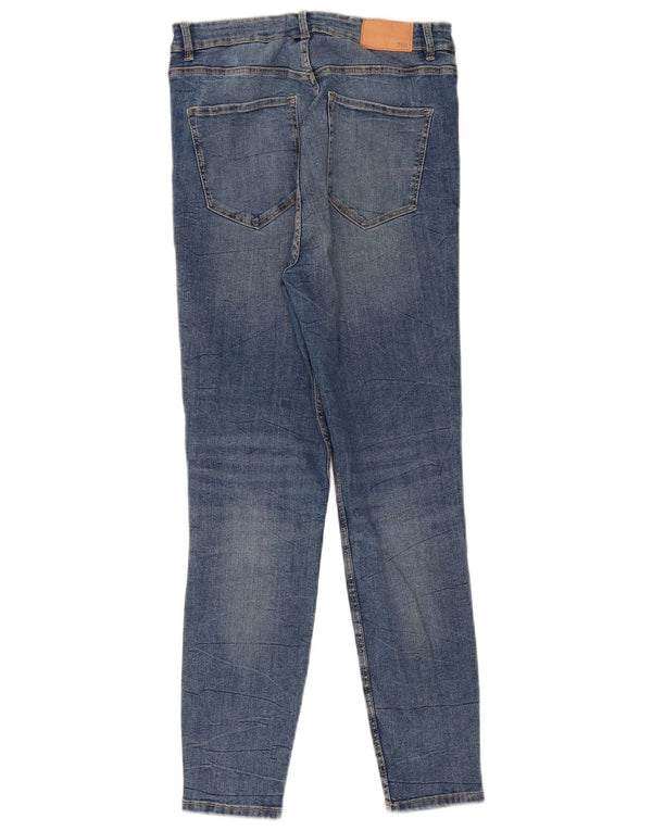 Zara Jean skinny pour femme EU 42 Large W32 L27 Bleu
