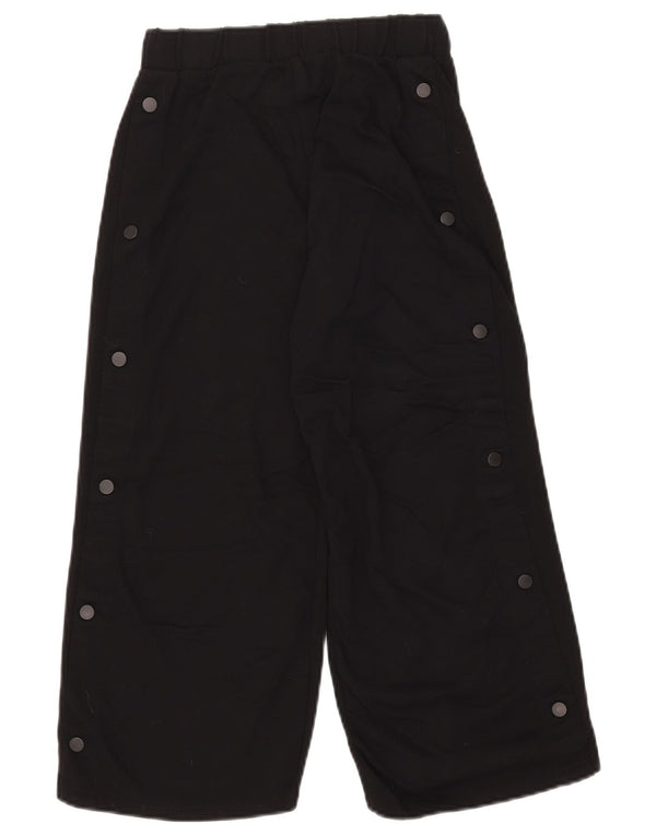 Zara Pantalon décontracté à jambe large pour fille 13-14 ans W24 L24 Noir Viscose
