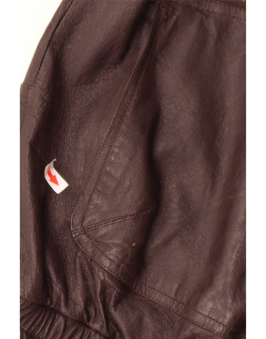 veste en cuir homme vintage UK 40 Grand Marron