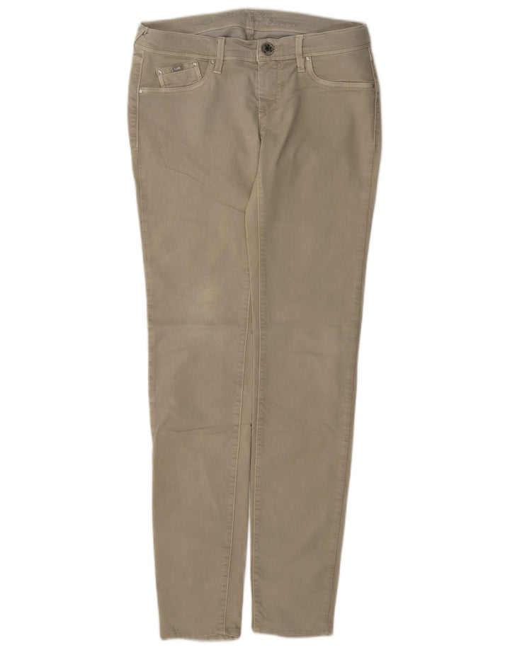 Gas Jean Slim Femme W28 L32 Coton Beige