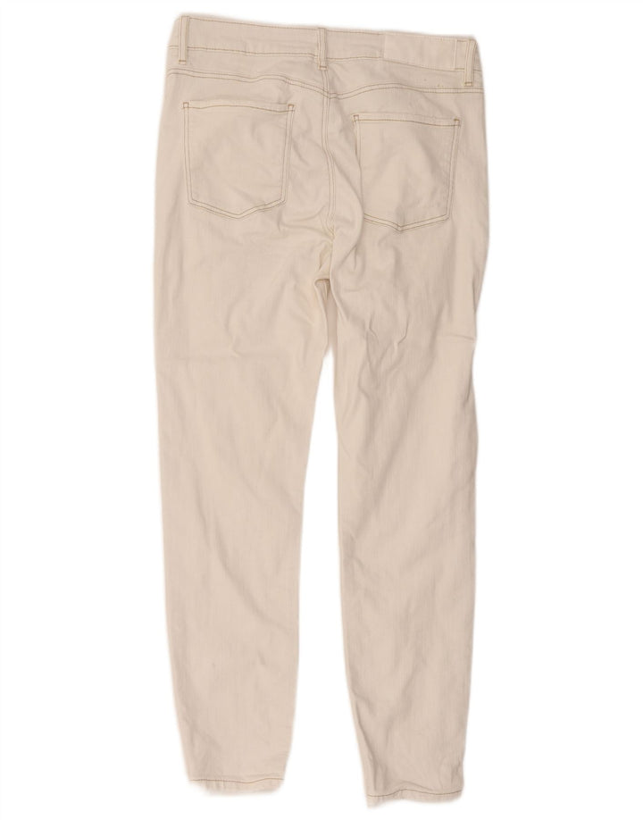 Desigual Jean Court W30 L25 Coton Blanc Femme