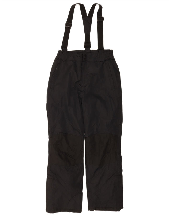 Mountain Warehouse Pantalon de Ski Salopette Garçon 11-12 ans Noir Polyester