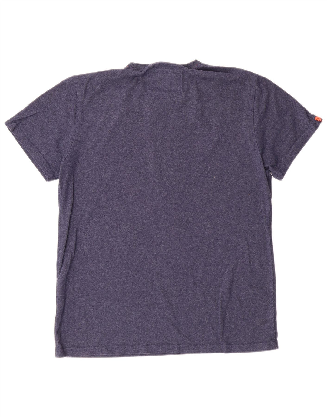 Superdry Femme Graphic T-Shirt Top XL Bleu Marine Coton