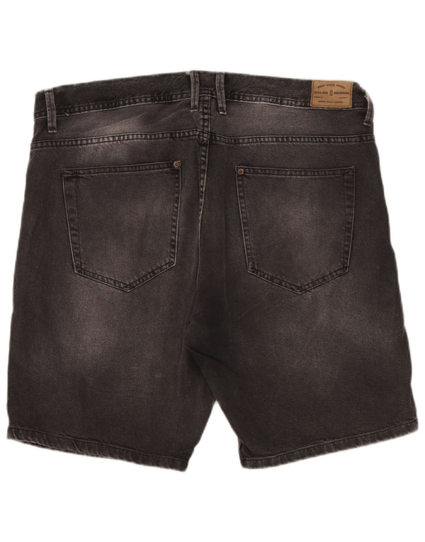Zara Short en jean pour homme EU 46 XL W36 Gris