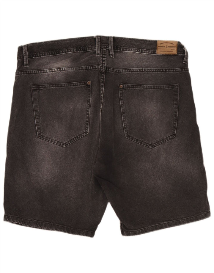 Zara Short en jean pour homme EU 46 XL W36 Gris