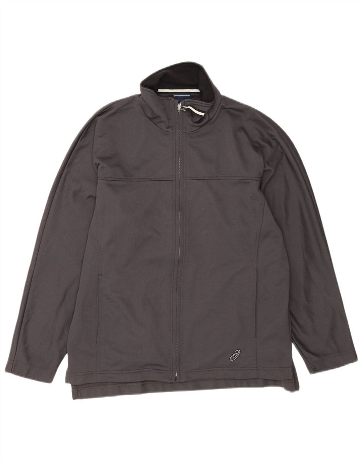 Asics Veste de Survêtement Homme Gris Moyen Polyester