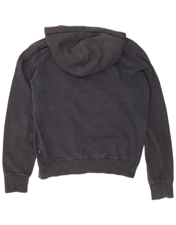 Superdry Mens Graphic Hoodie Jumper XL Navy Blue Cotton