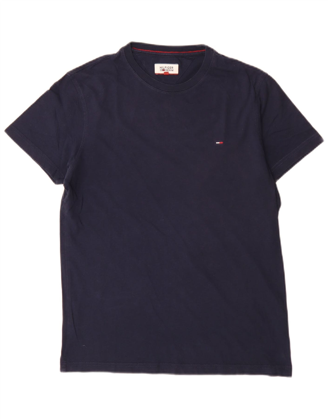 Tommy Hilfiger T-Shirt Regular Homme Petit Bleu Marine Coton