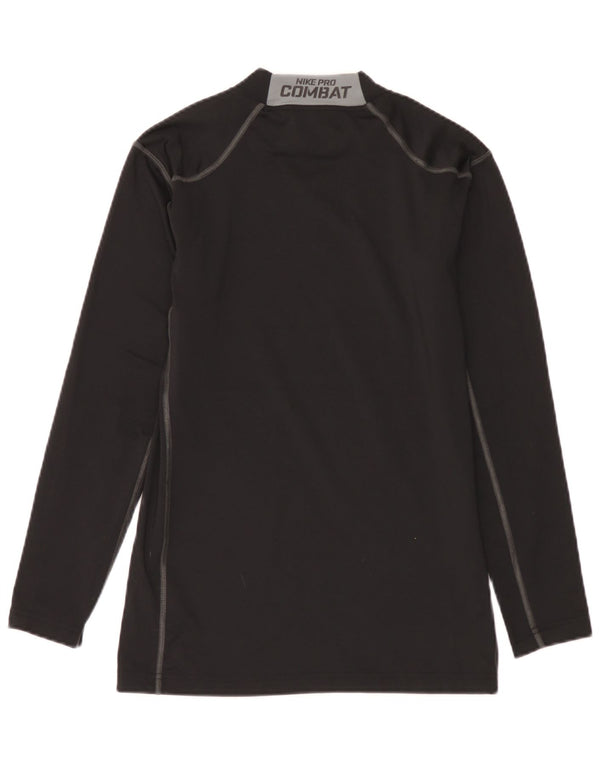 Nike Haut à manches longues pour homme en polyester color block Noir Large