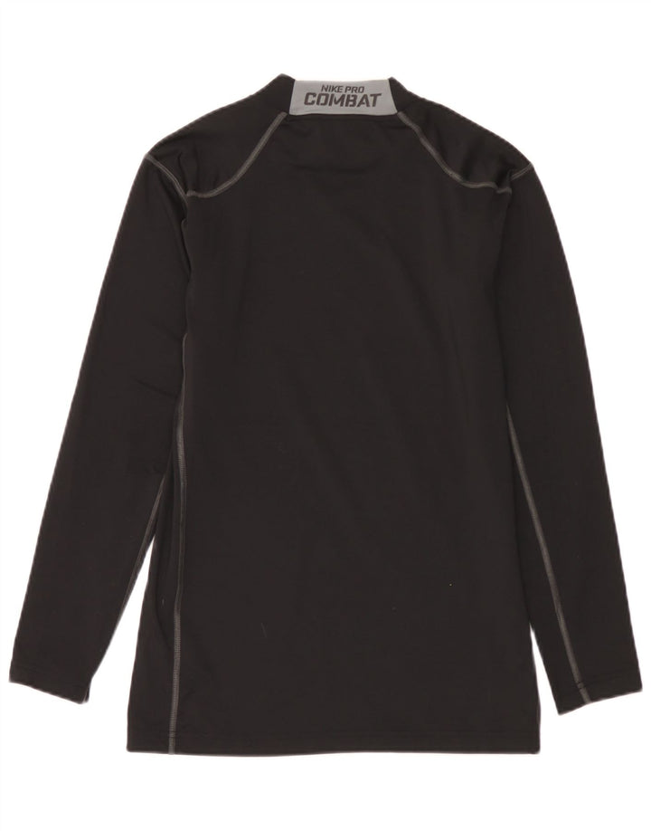 Nike Haut à manches longues pour homme en polyester color block Noir Large