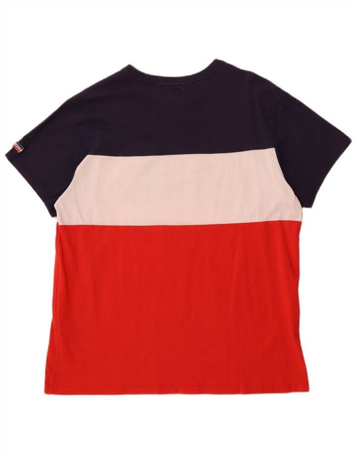 LEVI'S T-Shirt Graphique Homme Large Multicolore Colourblock Coton