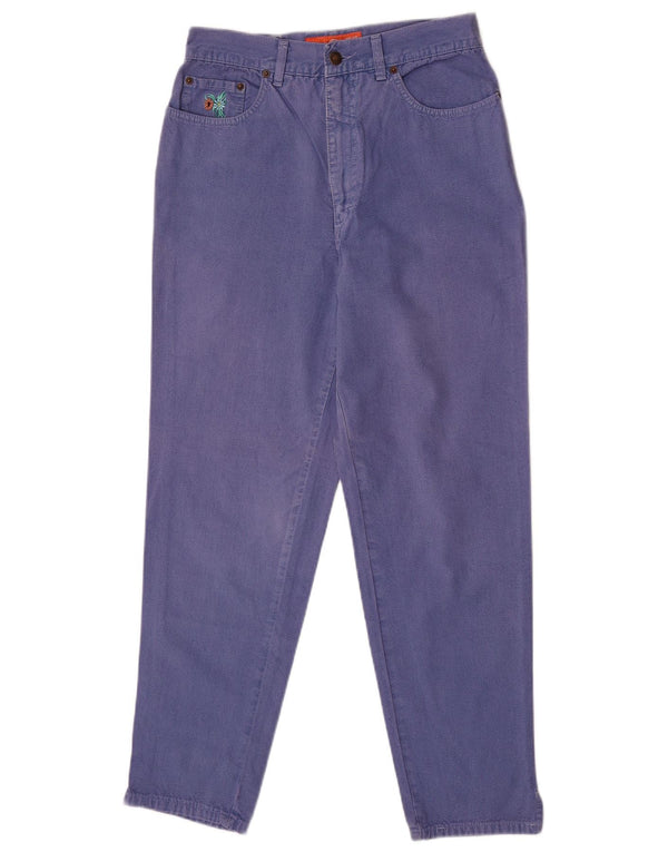 Casucci Jean fuselé taille haute pour femme IT 50 XL W29 L30 Violet coton