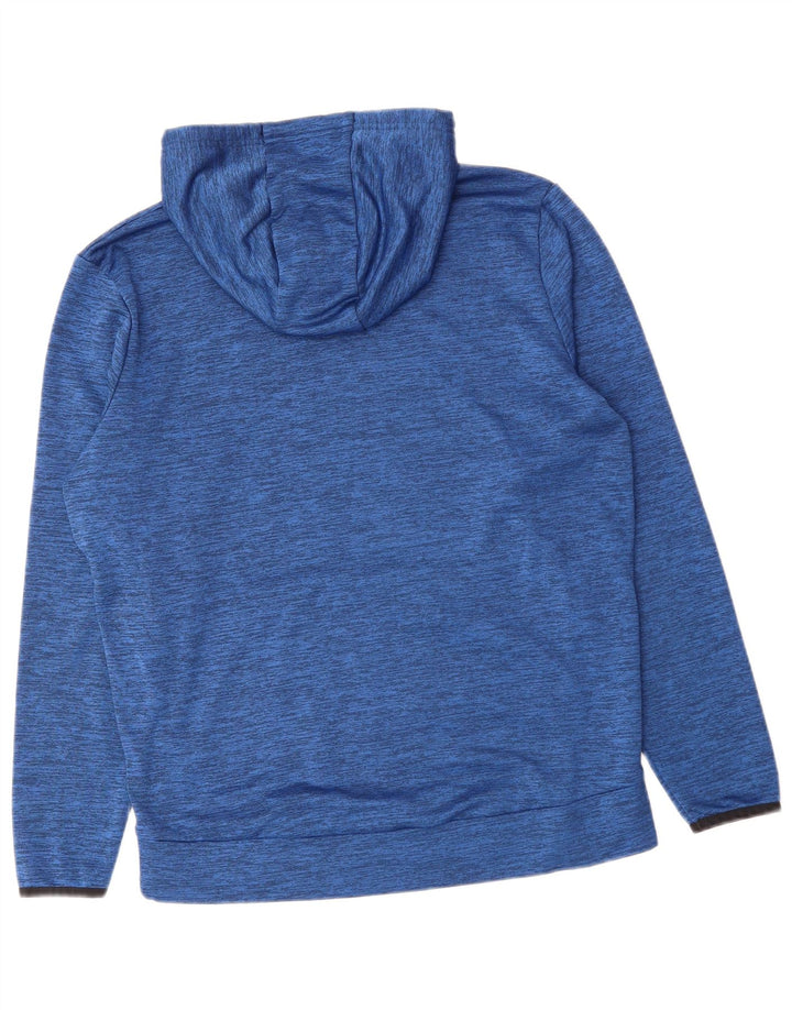 UNDER ARMOUR Pull à Capuche Coupe Ample Homme Bleu Moyen Moucheté Polyester