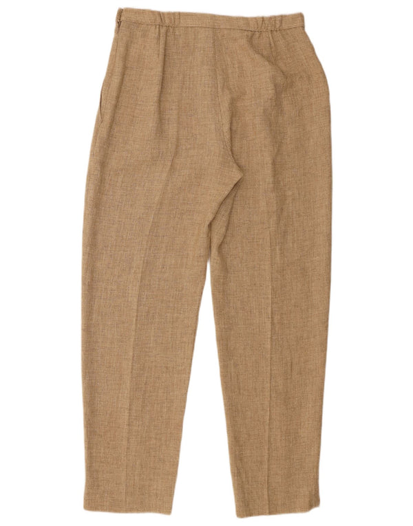 Marks & Spencer Pantalon décontracté pour femme UK 12 Medium W30 L29 Beige