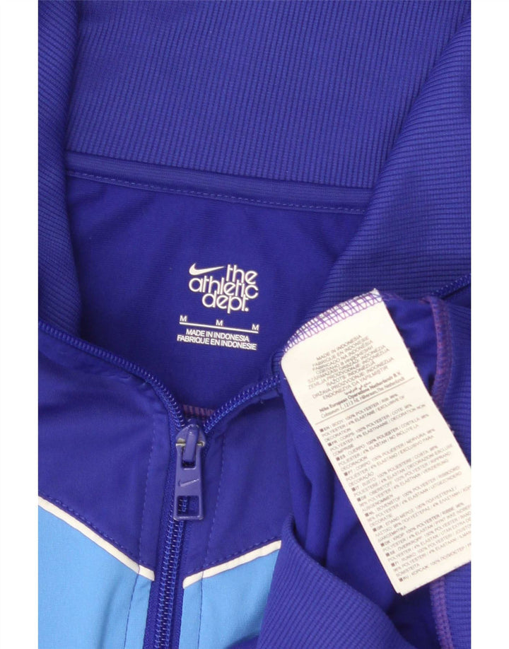 Nike Veste de survêtement pour femme UK 14 Bleu marine moyen Colourblock