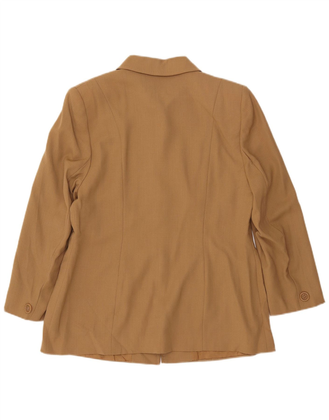 MARKS & SPENCER Veste Blazer 5 Boutons Femme UK 16 Grande Laine Beige