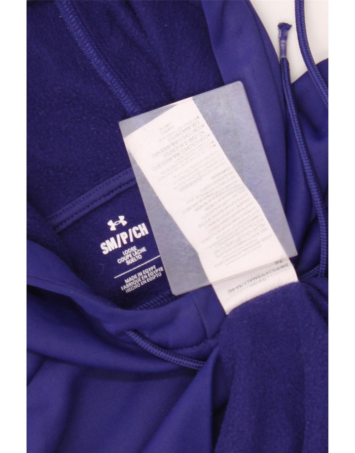 UNDER ARMOUR Pull à capuche coupe décontractée pour homme, petit, violet, polyester
