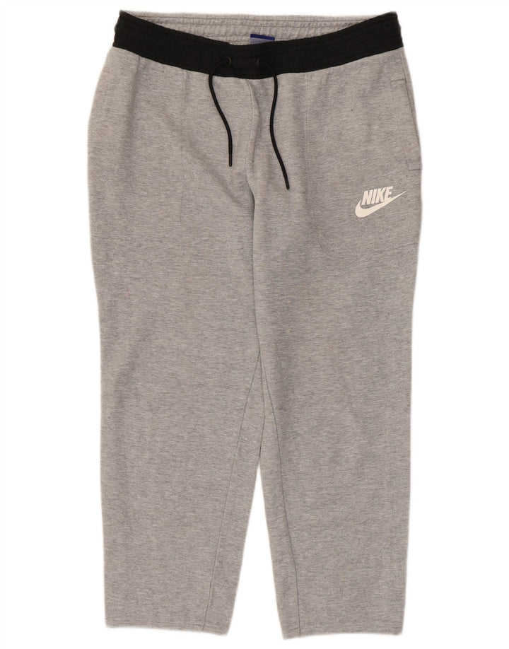 Nike Pantalon de survêtement Capri pour homme en coton color block Gris Taille S