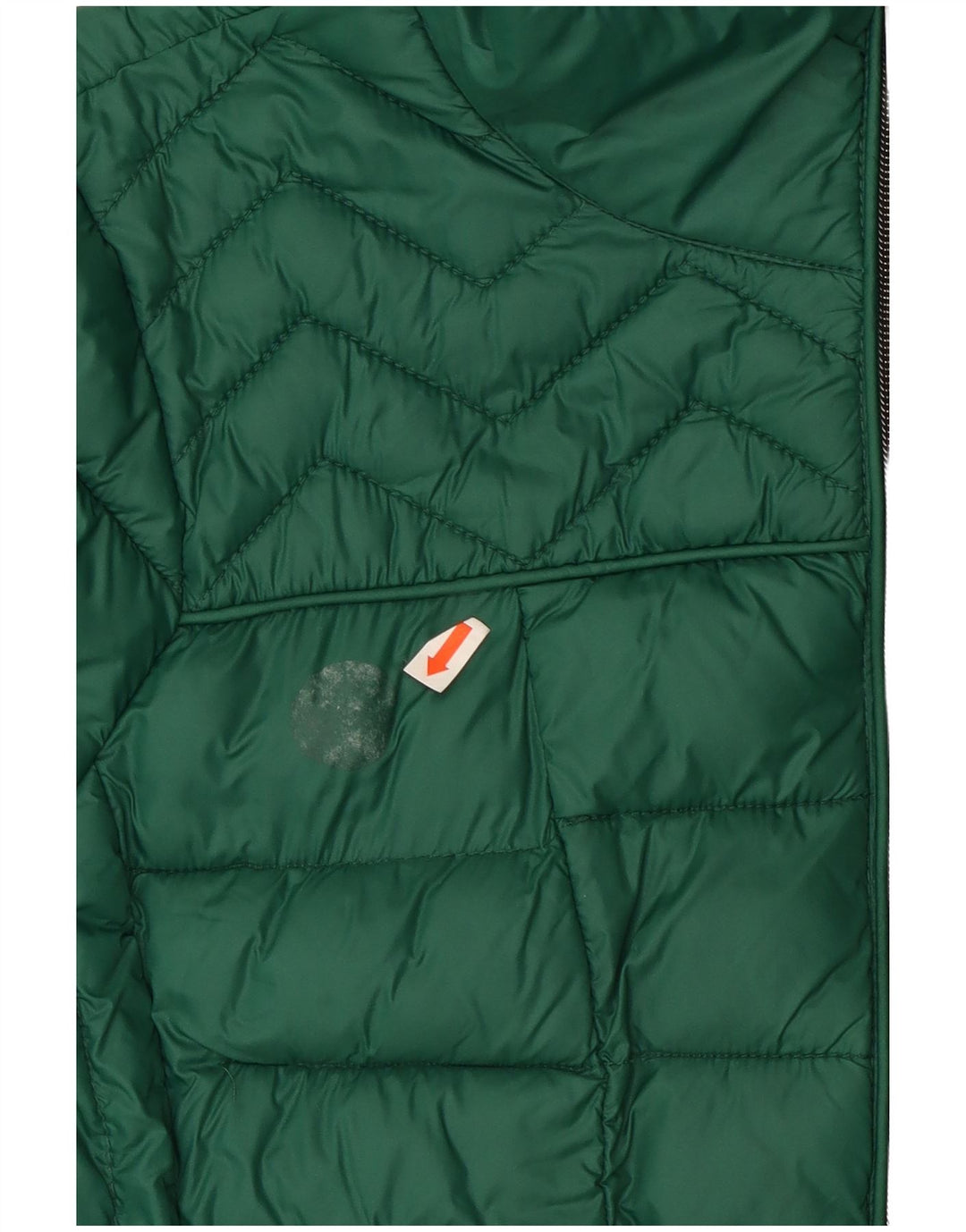 Michael Kors Veste rembourrée à capuche pour femme UK 14 Nylon vert moyen