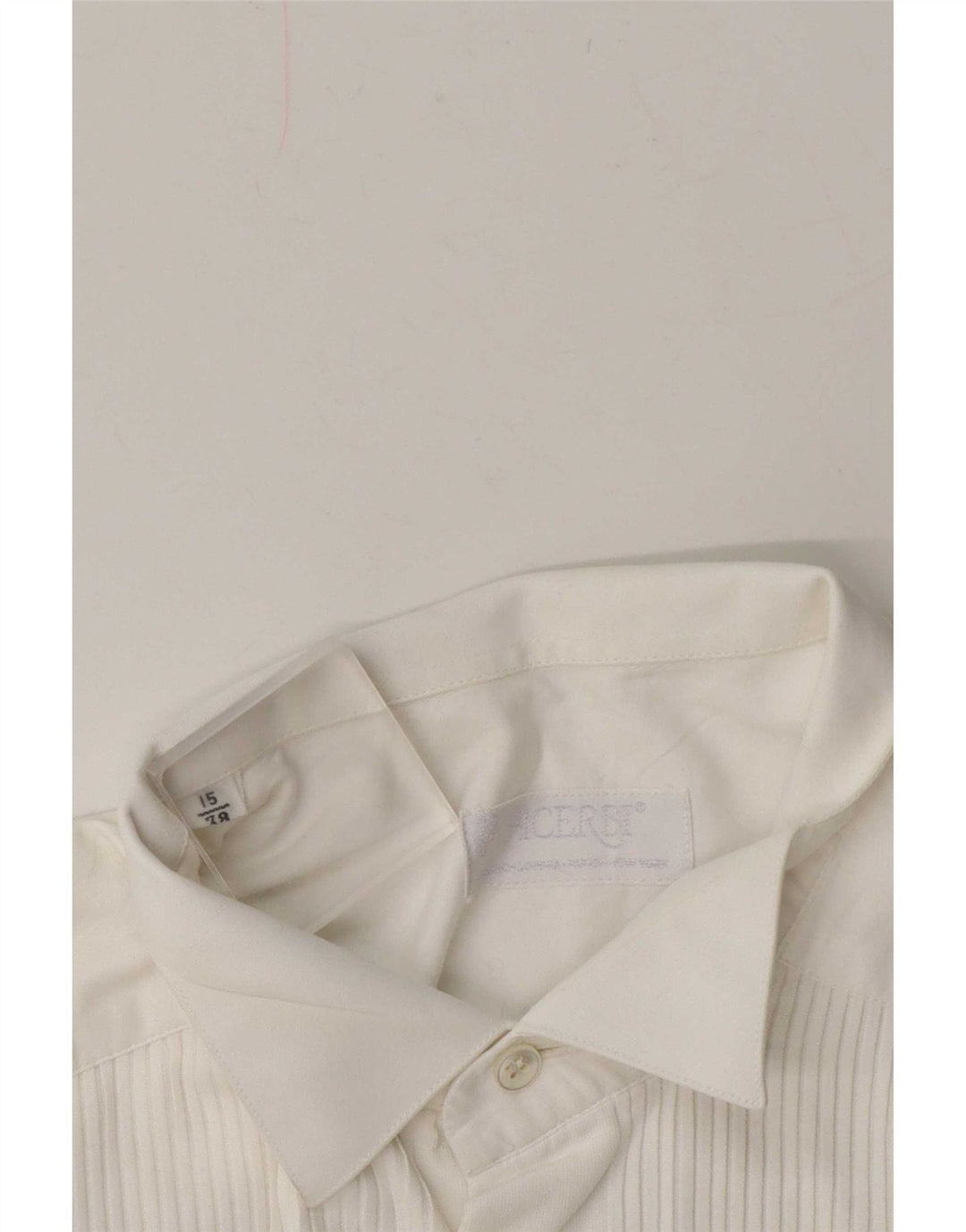 Acerbi Chemise formelle pour homme Taille 38 15 Blanc moyen