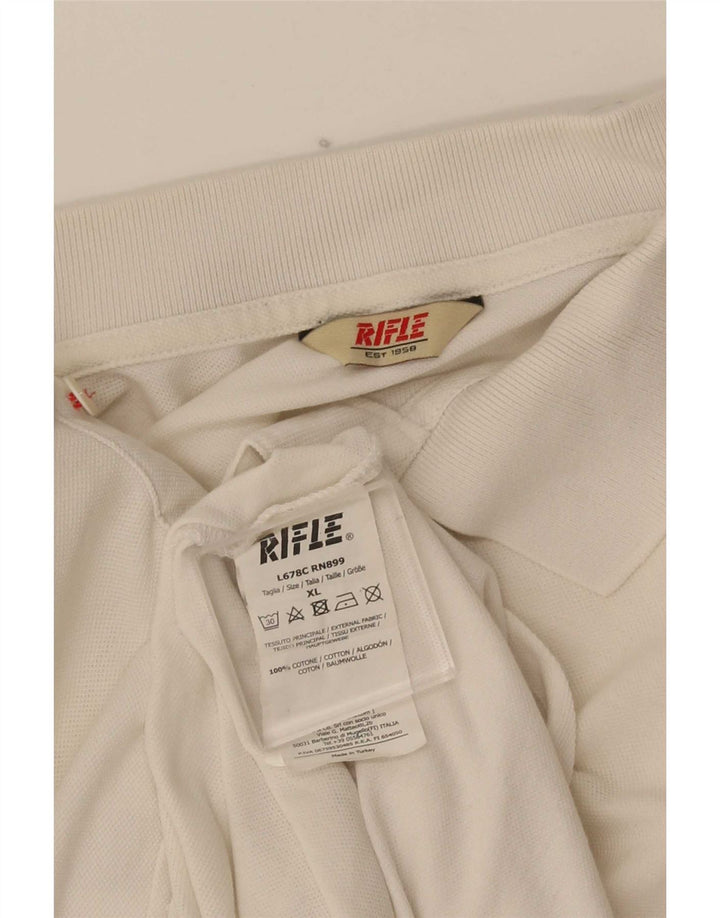 Polo Homme Rifle XL Coton Blanc