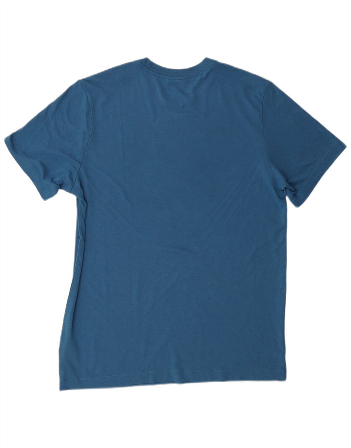 NIKE T-Shirt Dri Fit Graphic Homme Bleu Moyen Polyester