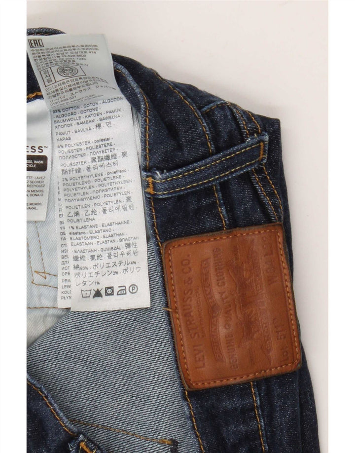 Levi's Jean Slim 511 Homme W34 L32 Bleu Marine Coton