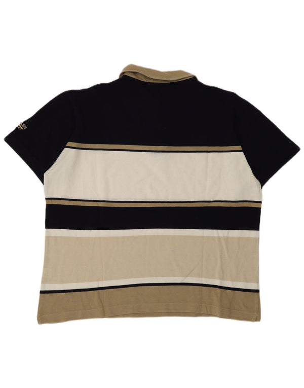 Navigare Polo Homme Large Coton Rayé Multicolore