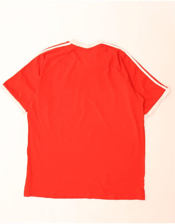 Adidas T-Shirt Homme Top XL Rouge Coton