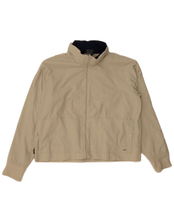 Nike Veste de survêtement à capuche pour femme US 16/18 XL Beige Polyester