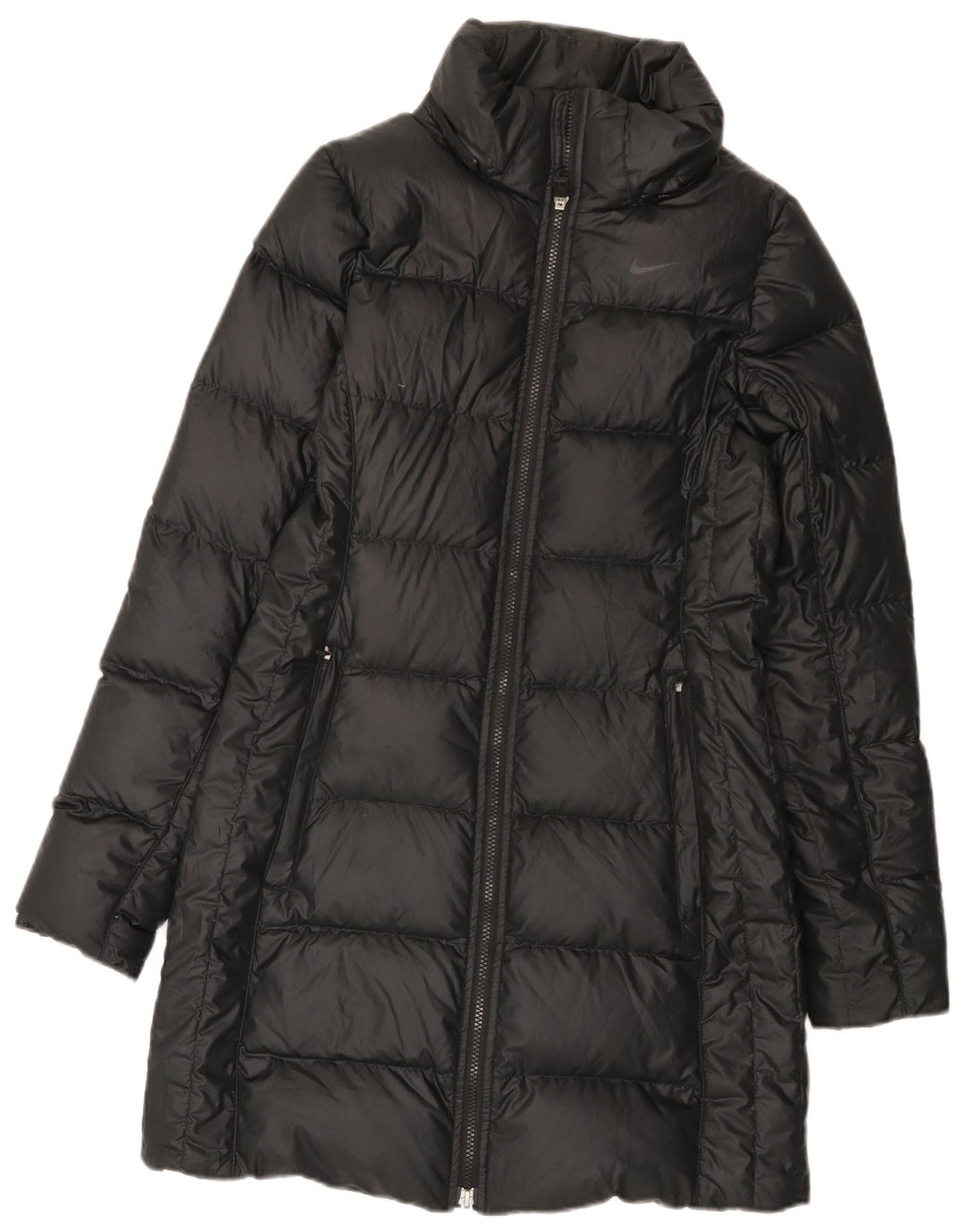 Nike Manteau rembourré pour femme UK 6 XS Noir Polyester