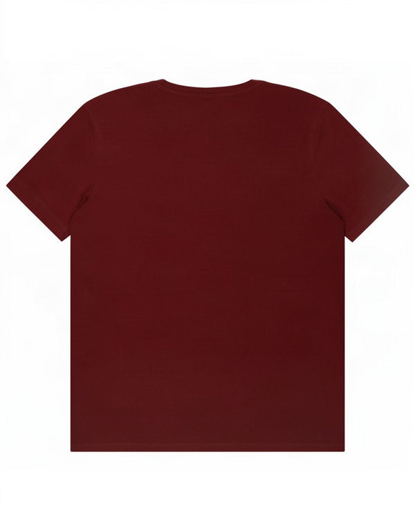 Jack & Jones T-shirt graphique pour homme en coton bordeaux moyen