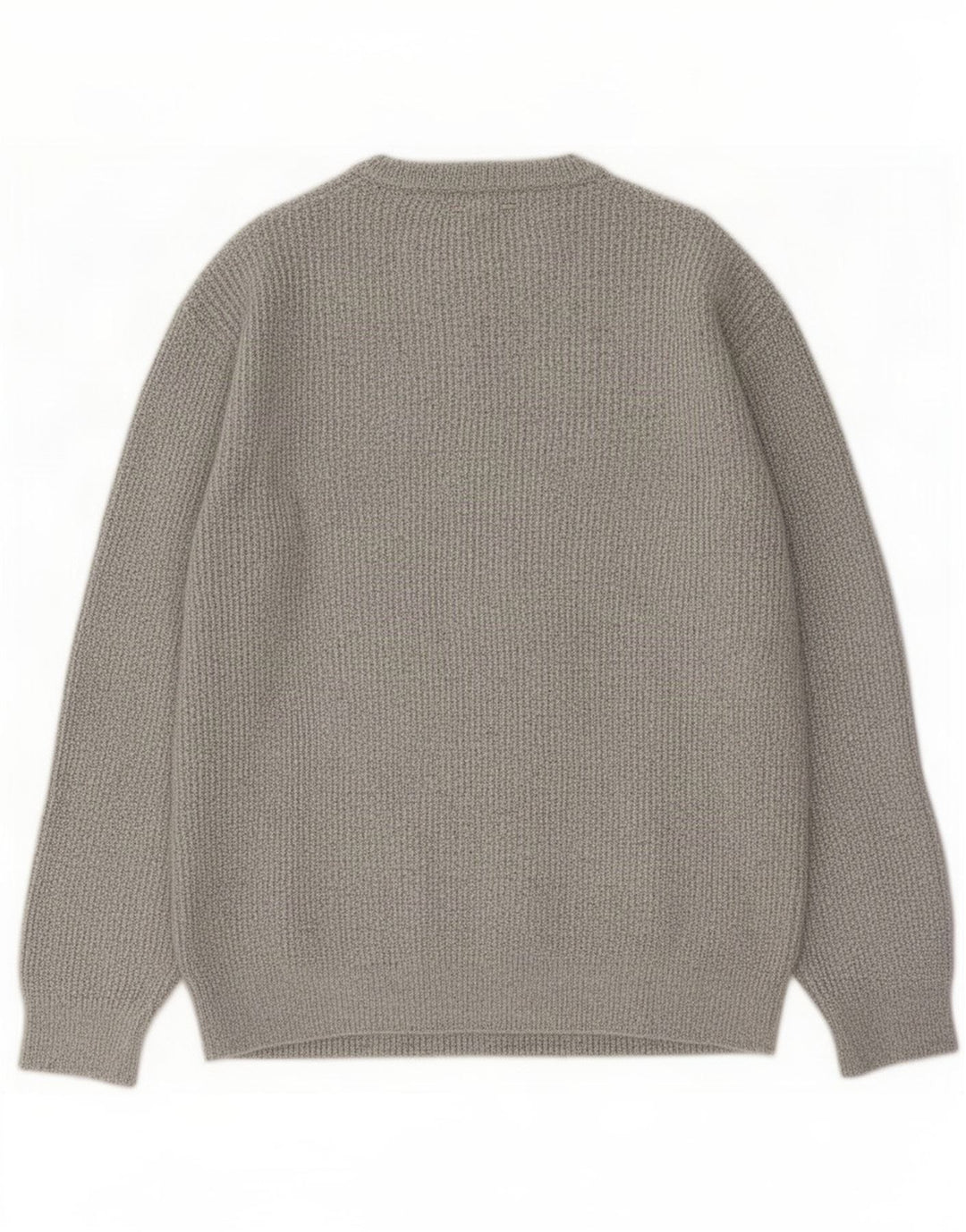 Marks & Spencer Pull ras du cou pour homme, grand gris, polyamide