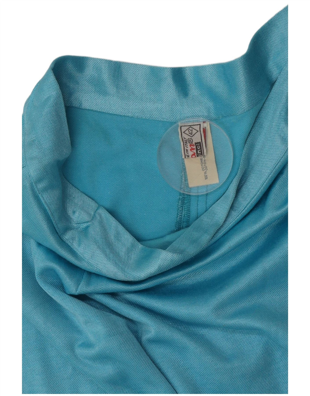 jupe crayon femme vintage IT 42 Medium W26 Coton Bleu