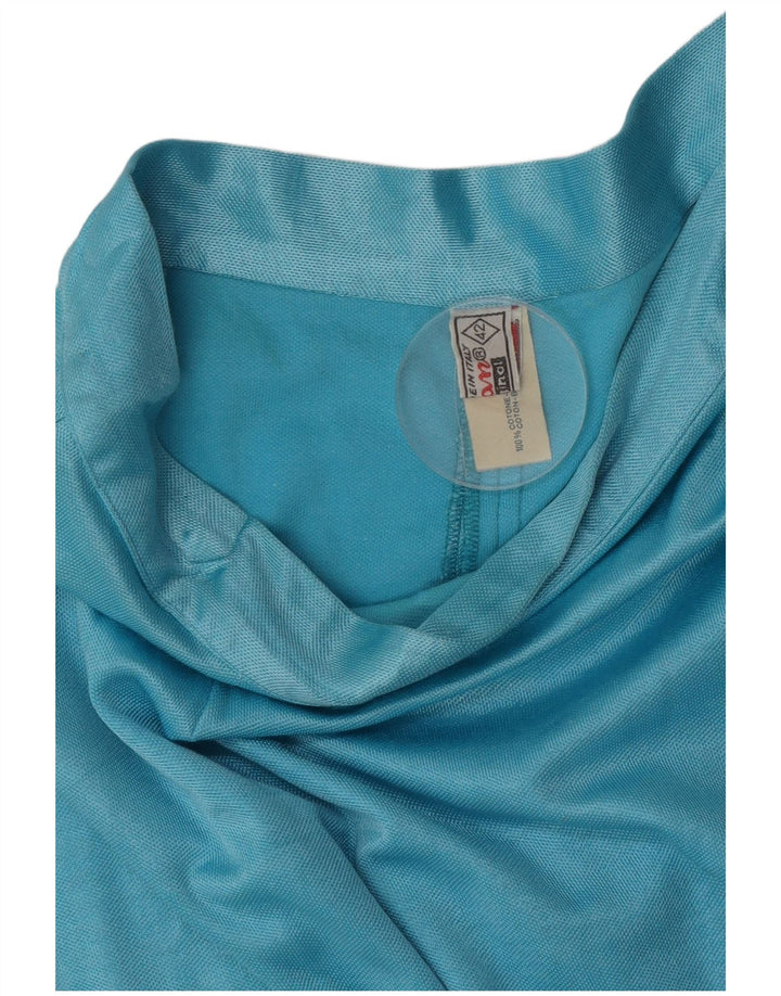 jupe crayon femme vintage IT 42 Medium W26 Coton Bleu