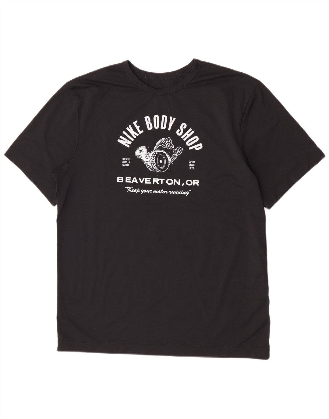 Nike Hommes Dri Fit Graphic T-Shirt Haut Noir Moyen Polyester