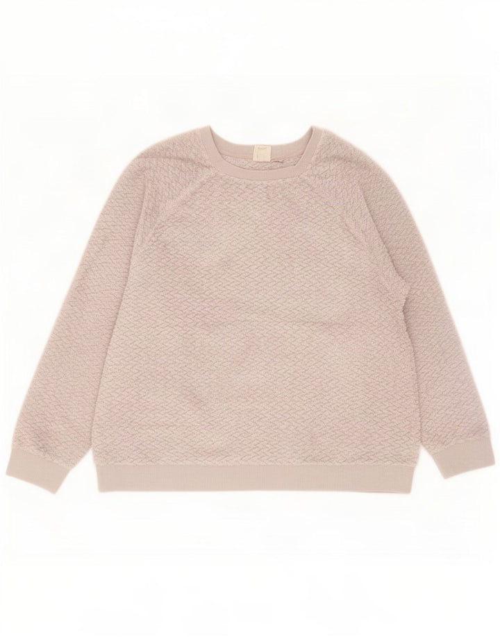 John Lewis Pull polaire surdimensionné pour femme UK 14 Gris moyen Polyester